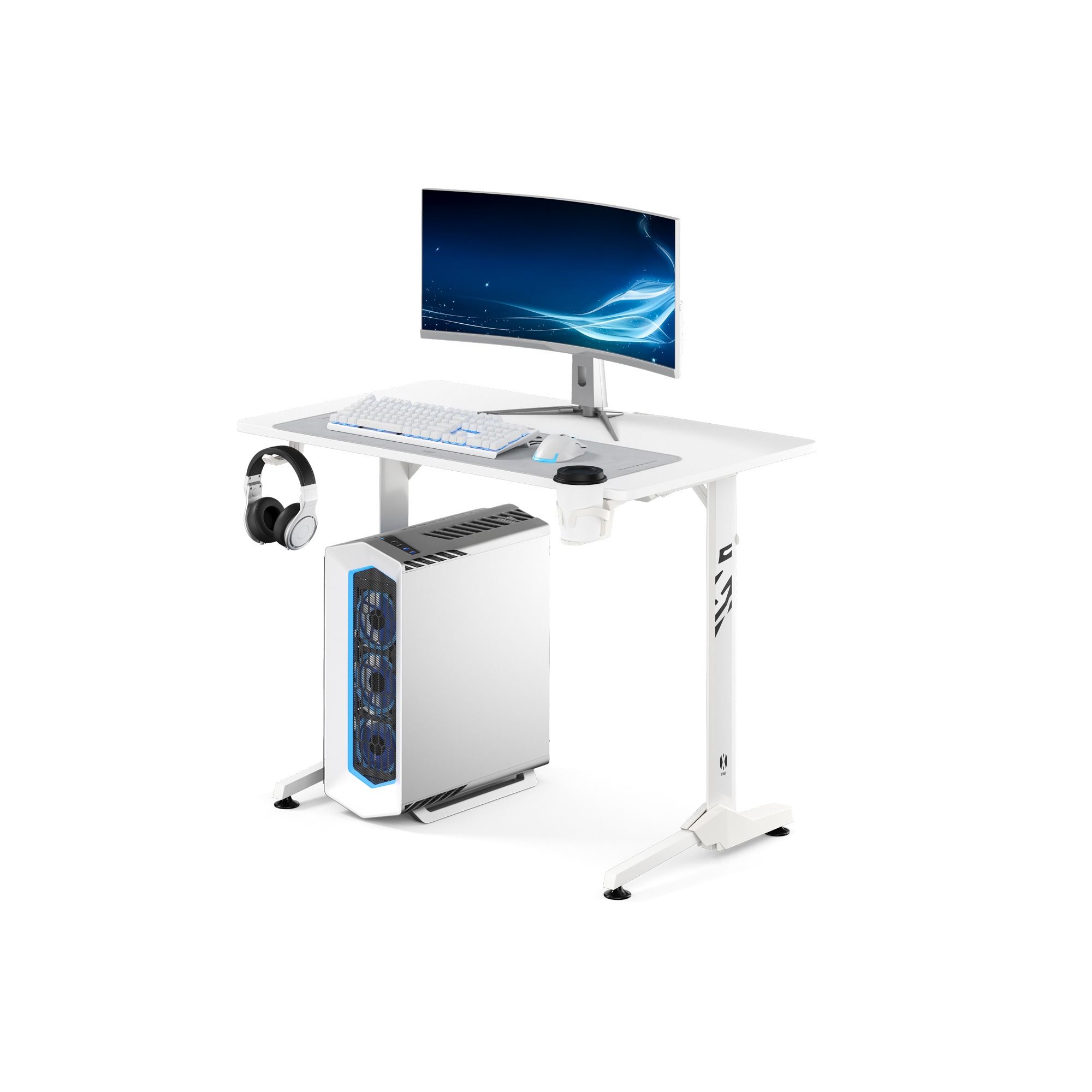 Biurko gamingowe białe X-Mate 1000