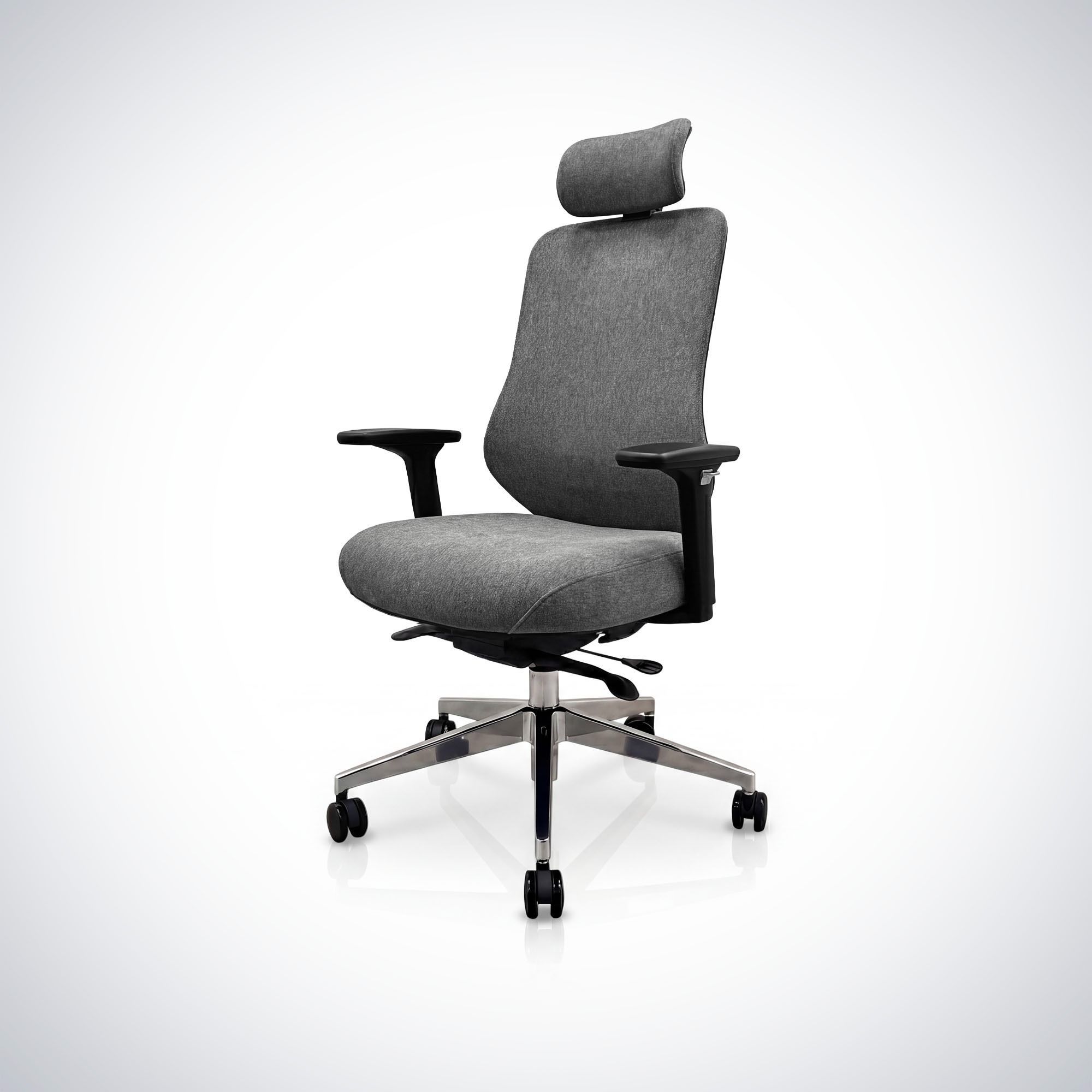 Fotel biurowy ergonomiczny ciemnoszary: AXIS