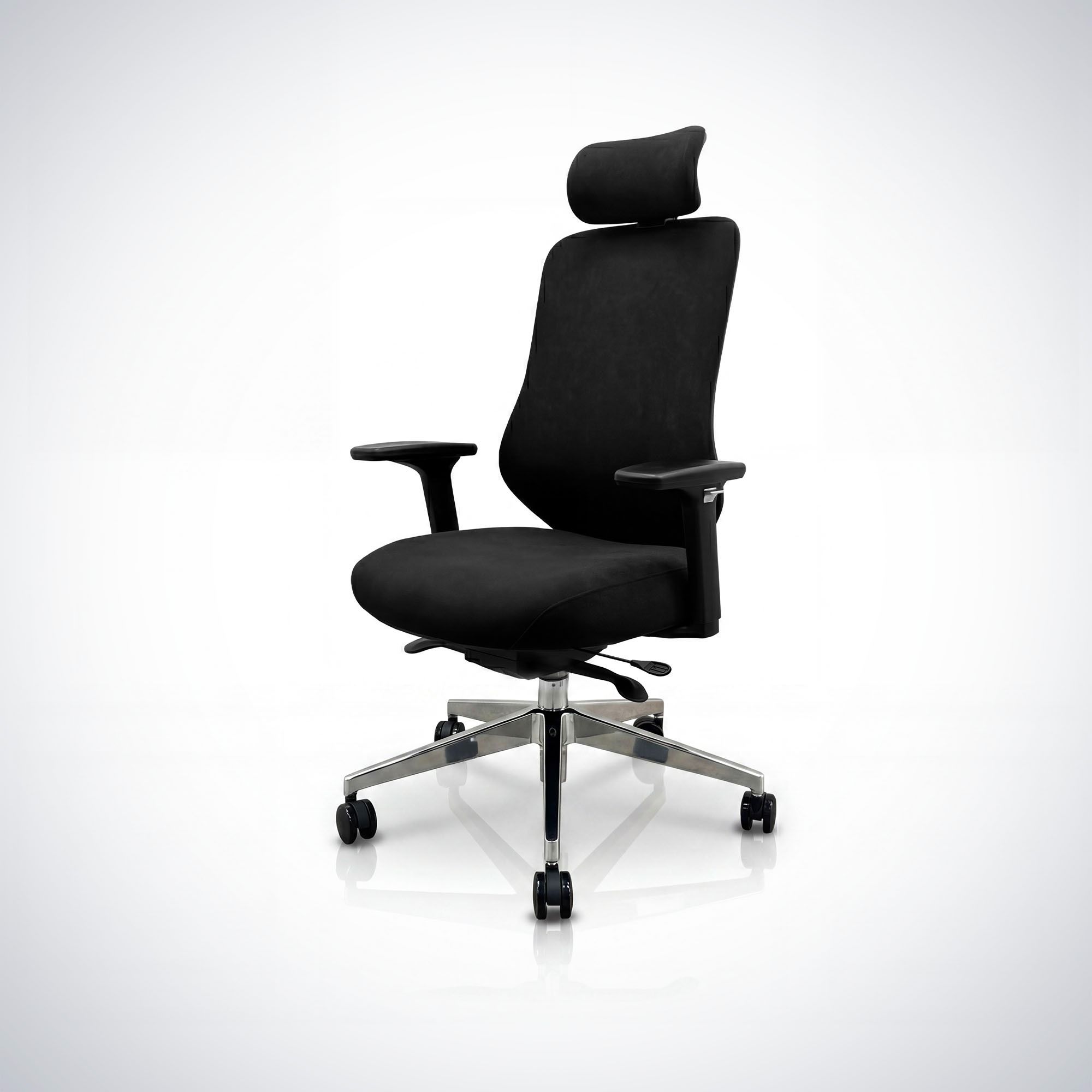 Fotel biurowy ergonomiczny czarny: AXIS