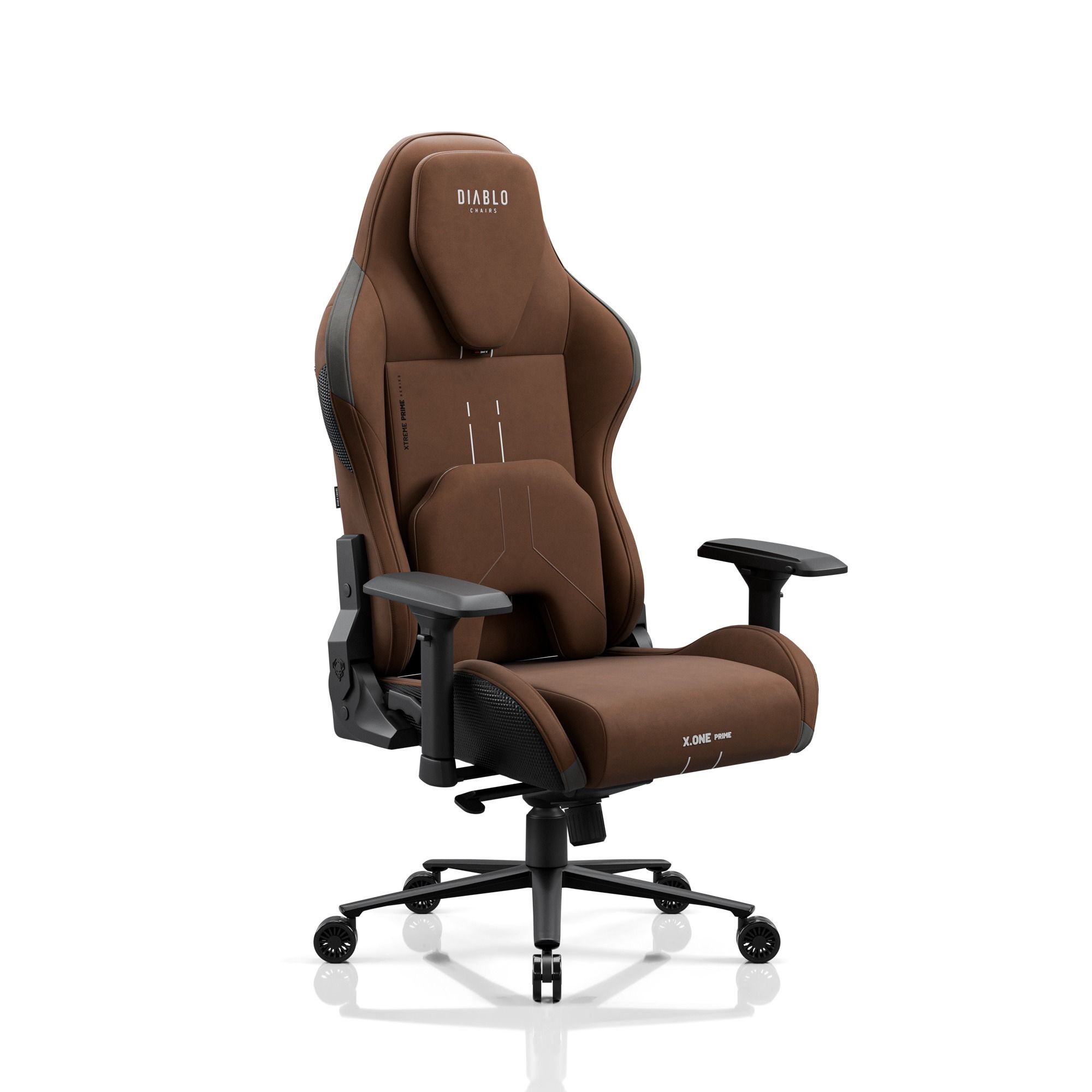 Fotel gamingowy materiałowy Diablo X.One Prime Cinnamon Brown