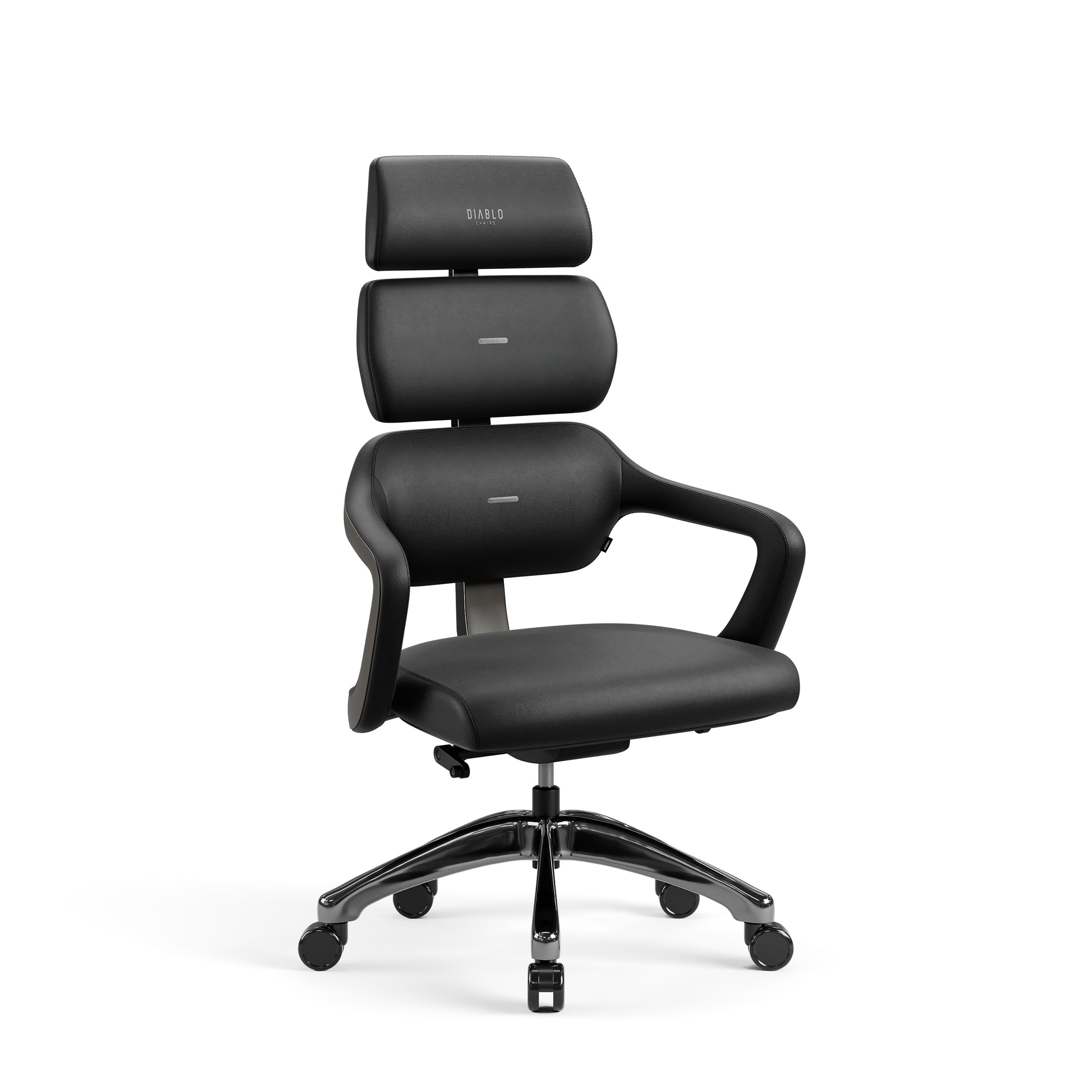DIABLO CHAIRS V-MODULAR fotel czarny - Carbon Black | Bürostuhl Carbon Black | Carbon Black Office Chair