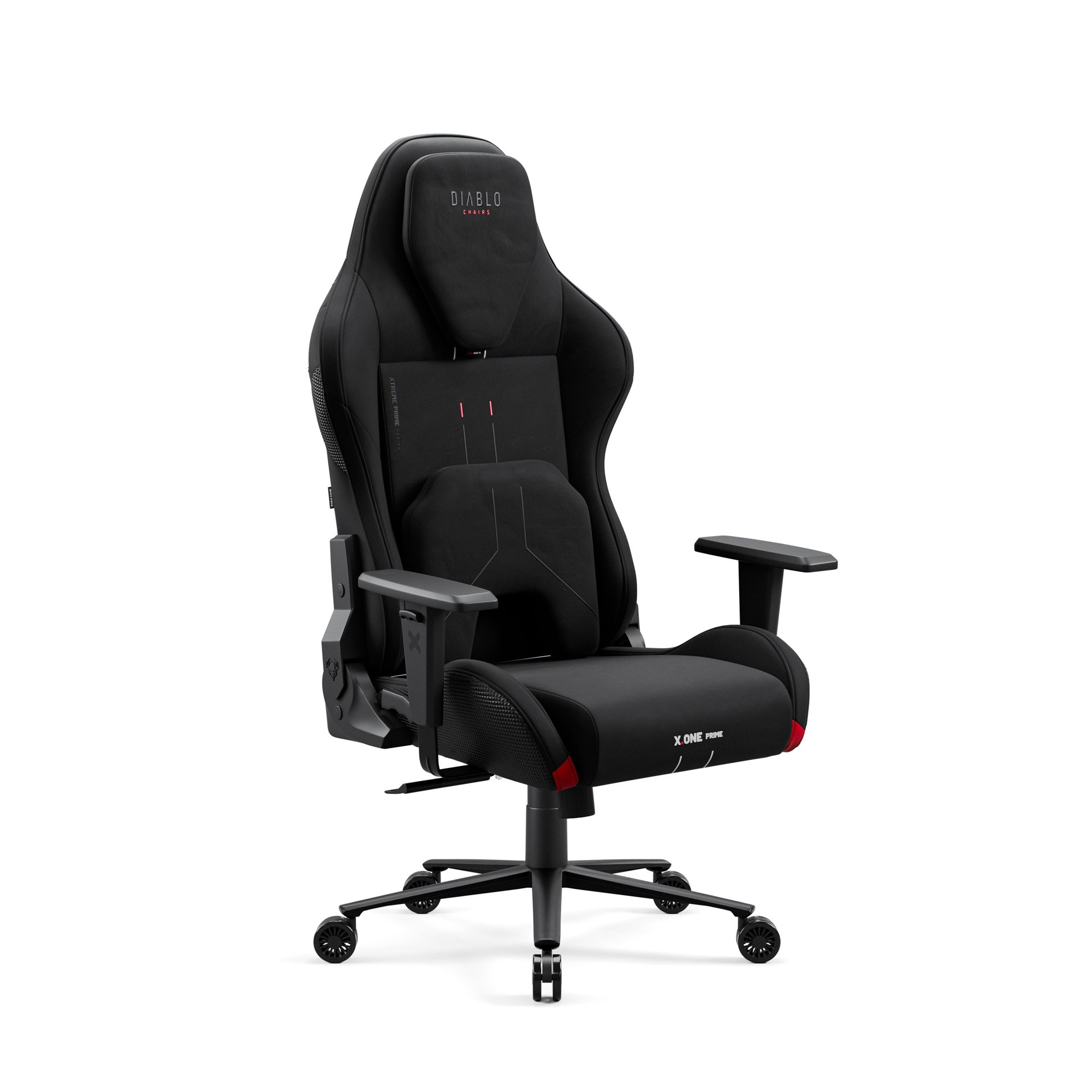 DIABLO CHAIRS Fotel Gamingowy X-One PRIME Burned black | Gaming chair X-One PRIME Burned black | Gamingstuhl X-One PRIME Burned black