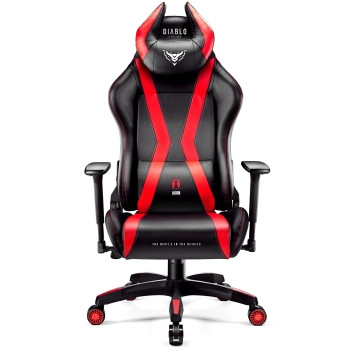 Fotel gamingowy Diablo X-Horn 2.0 czarno-czerwony: King Size