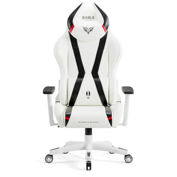 Fotel gamingowy Diablo X-Horn 2.0 biało-czarny: King Size