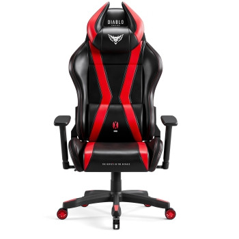 Fotel gamingowy Diablo X-Horn 2.0 czarno-czerwony: King Size