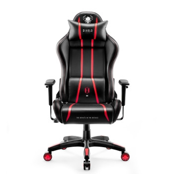 Fotel gamingowy Diablo X-One 2.0 czarno-czerwony: King Size
