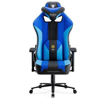 Fotel gamingowy materiałowy Diablo X-Player 2.0 Frost Black: King Size