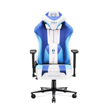 Fotel gamingowy materiałowy Diablo X-Player 2.0 Frost White: Normal Size