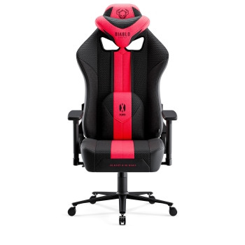 Fotel gamingowy materiałowy Diablo X-Player 2.0 karmazynowo-antracytowy: King Size