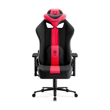 Fotel gamingowy materiałowy Diablo X-Player 2.0 karmazynowo-antracytowy: Normal Size
