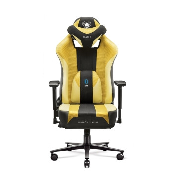 Fotel gamingowy materiałowy Diablo X-Player 2.0 Dark Sunflower: Normal Size