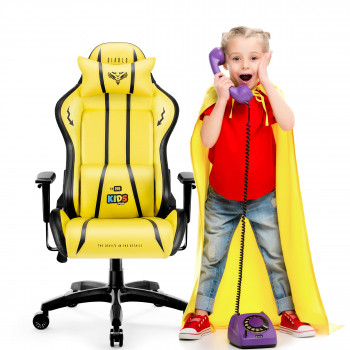 Fotel dziecięcy Diablo X-One 2.0 Electric Yellow Edition: Kids Size