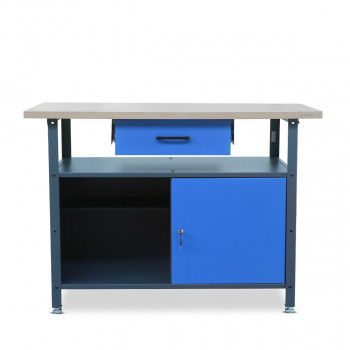 JAN NOWAK model ERIC stół warsztatowy: antracytowo-niebieski