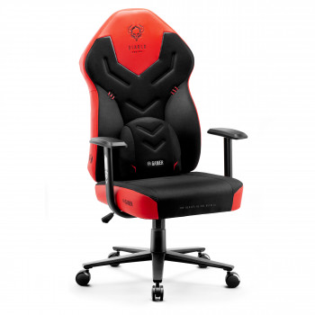 Fotel gamingowy materiałowy Diablo X-Gamer 2.0 Deep Red: Normal Size