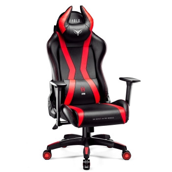 Fotel gamingowy Diablo X-Horn 2.0 czarno-czerwony: King Size