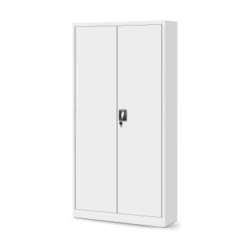 JAN NOWAK model TOMASZ 900x1850x450 biurowa szafa metalowa na akta: biała