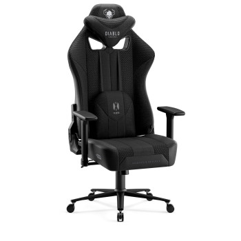 Fotel gamingowy materiałowy Diablo X-Player 2.0 czarny: King Size