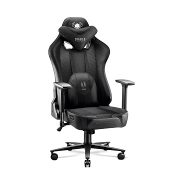 Fotel gamingowy materiałowy Diablo X-Player 2.0 czarny: Normal Size