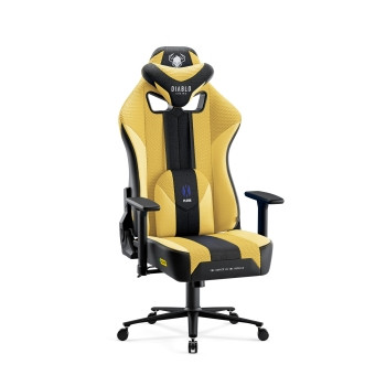 Fotel gamingowy materiałowy Diablo X-Player 2.0 Dark Sunflower: Normal Size
