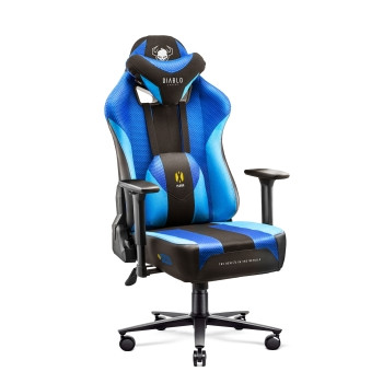 Fotel gamingowy materiałowy Diablo X-Player 2.0 Frost Black: Normal Size