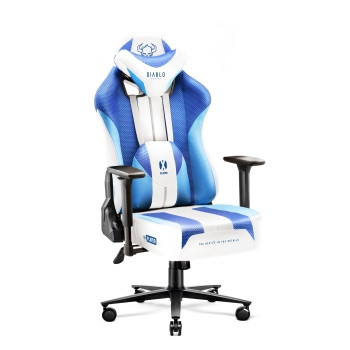Fotel gamingowy materiałowy Diablo X-Player 2.0 Frost White: Normal Size