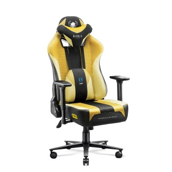 Fotel gamingowy materiałowy Diablo X-Player 2.0 Dark Sunflower: Normal Size