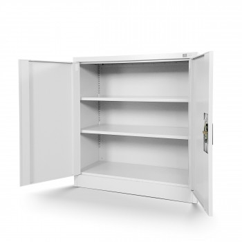 JAN NOWAK model BEATA 900x930x400 metalowa szafka z drzwiami: biała