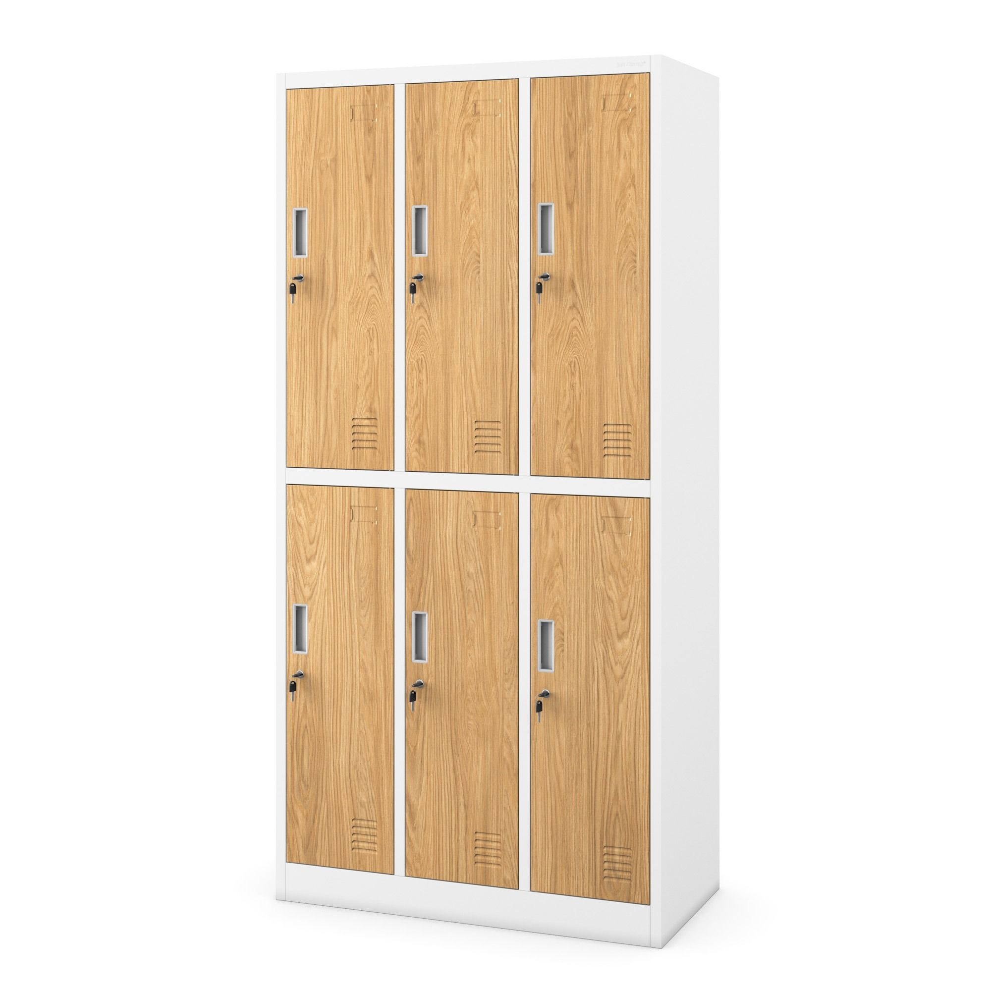 IGOR cabinet white RAL9003 golden oak H1850*W900*D450