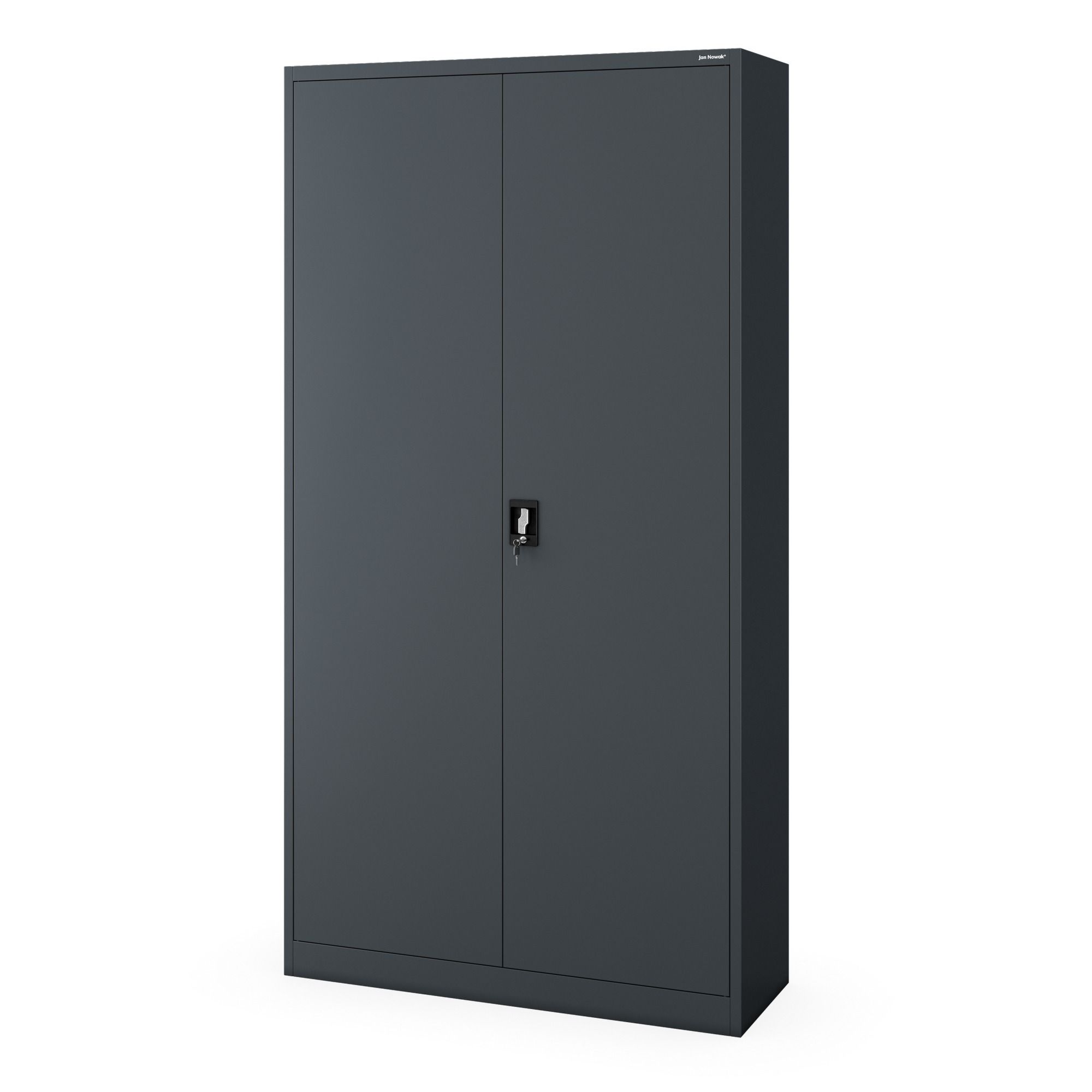 Szafa biurowa metalowa wysoka antracytowa: JAN II H2200 1150 x 2200 x 400 mm