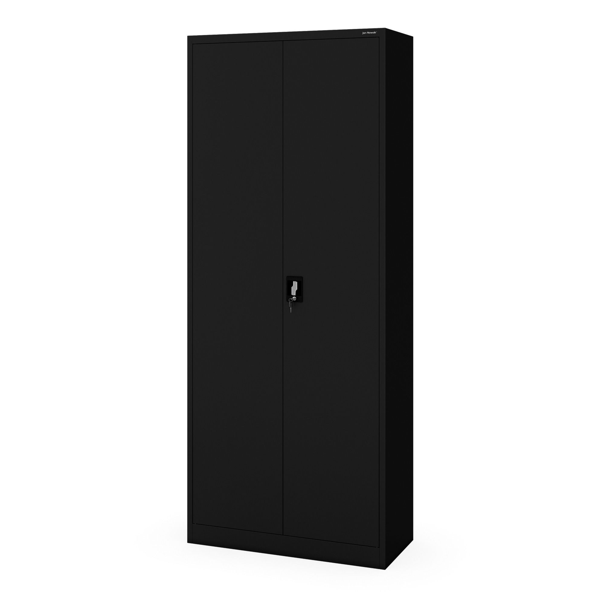 Szafa biurowa metalowa wysoka na dokumenty czarna, 900 x 2200 x 400 mm: JAN H2200