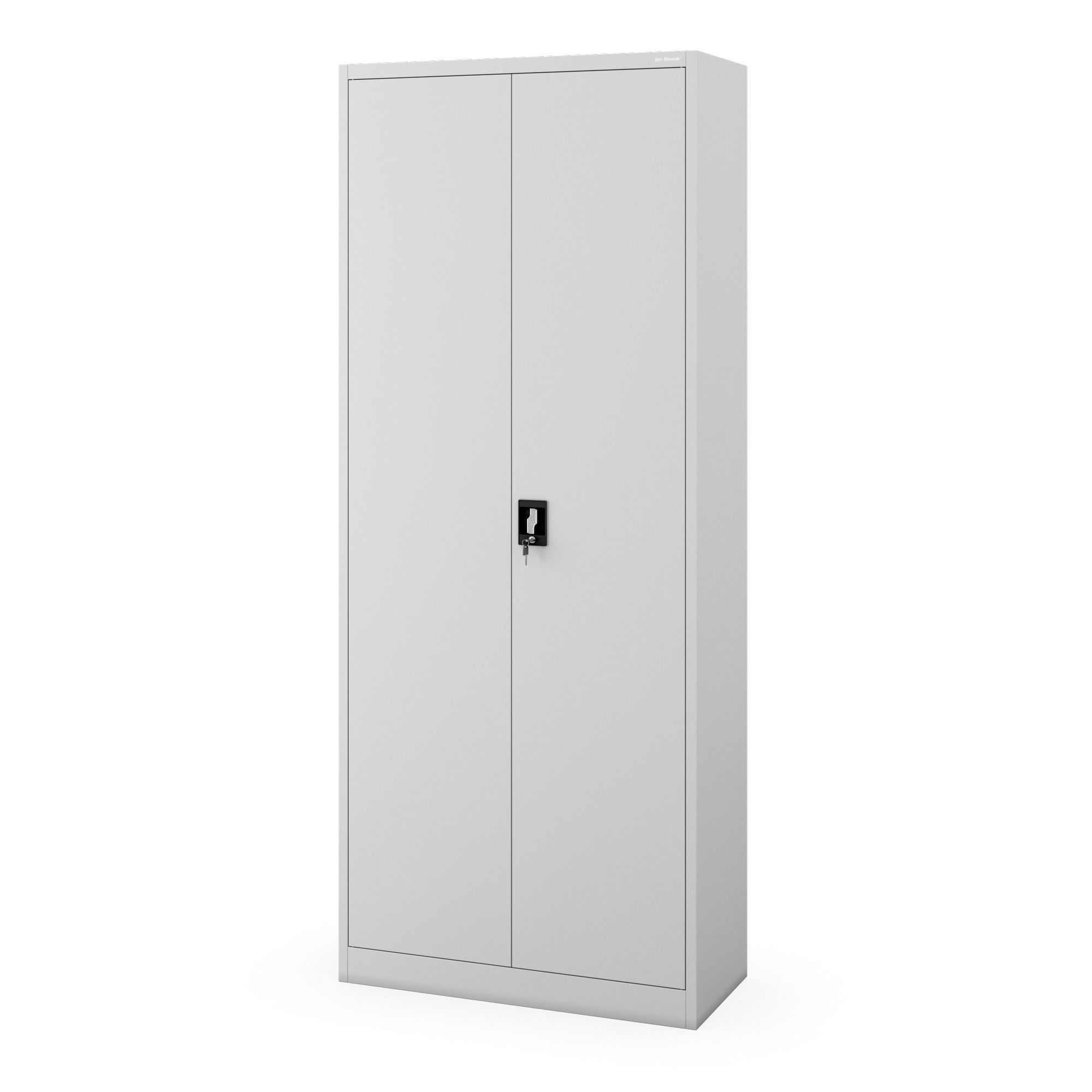 Szafa biurowa metalowa wysoka na dokumenty szara, 900 x 2200 x 400 mm: JAN H2200