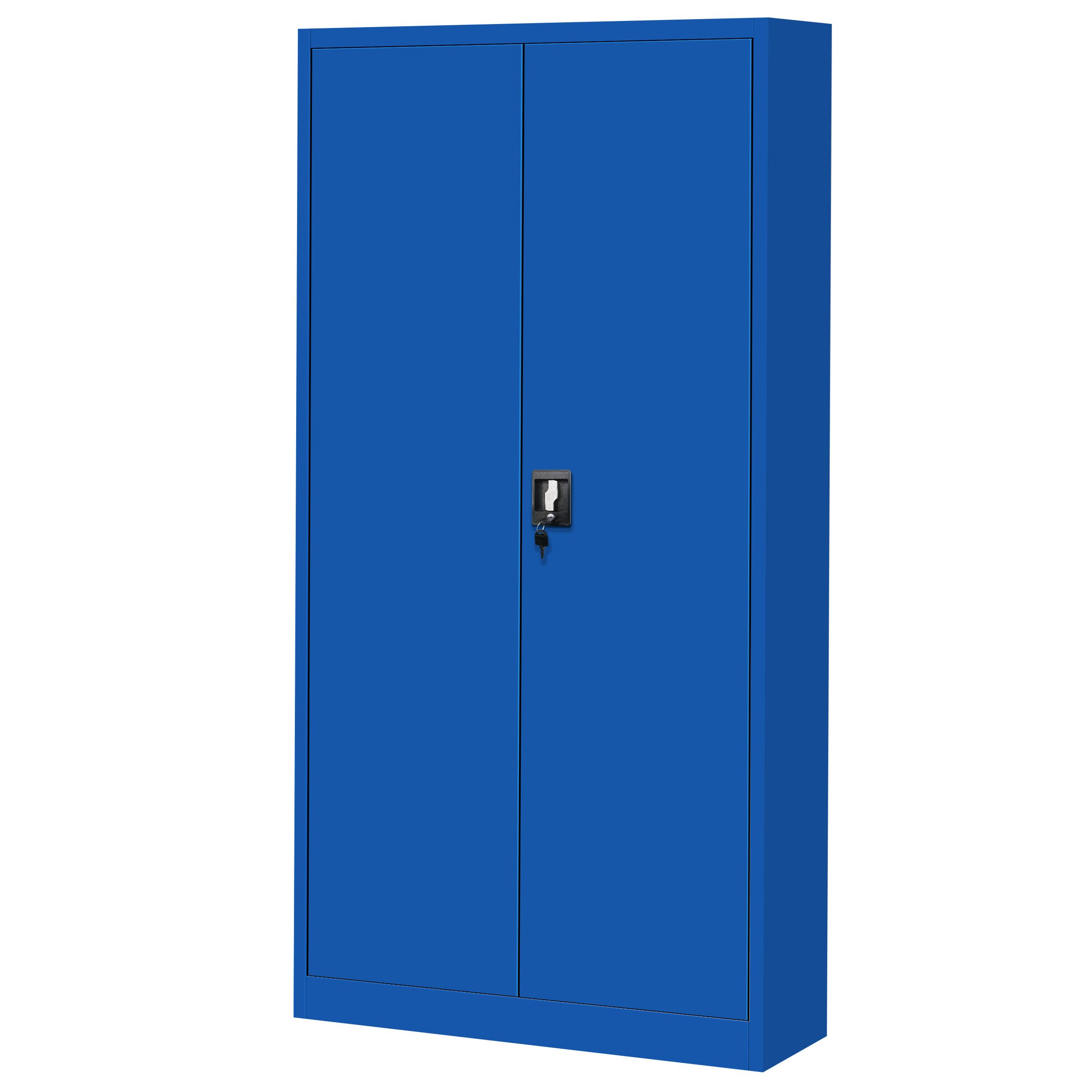 JAN NOWAK model DAREK 920x1850x500 warsztatowo-narzędziowa szafa metalowa niebieska
