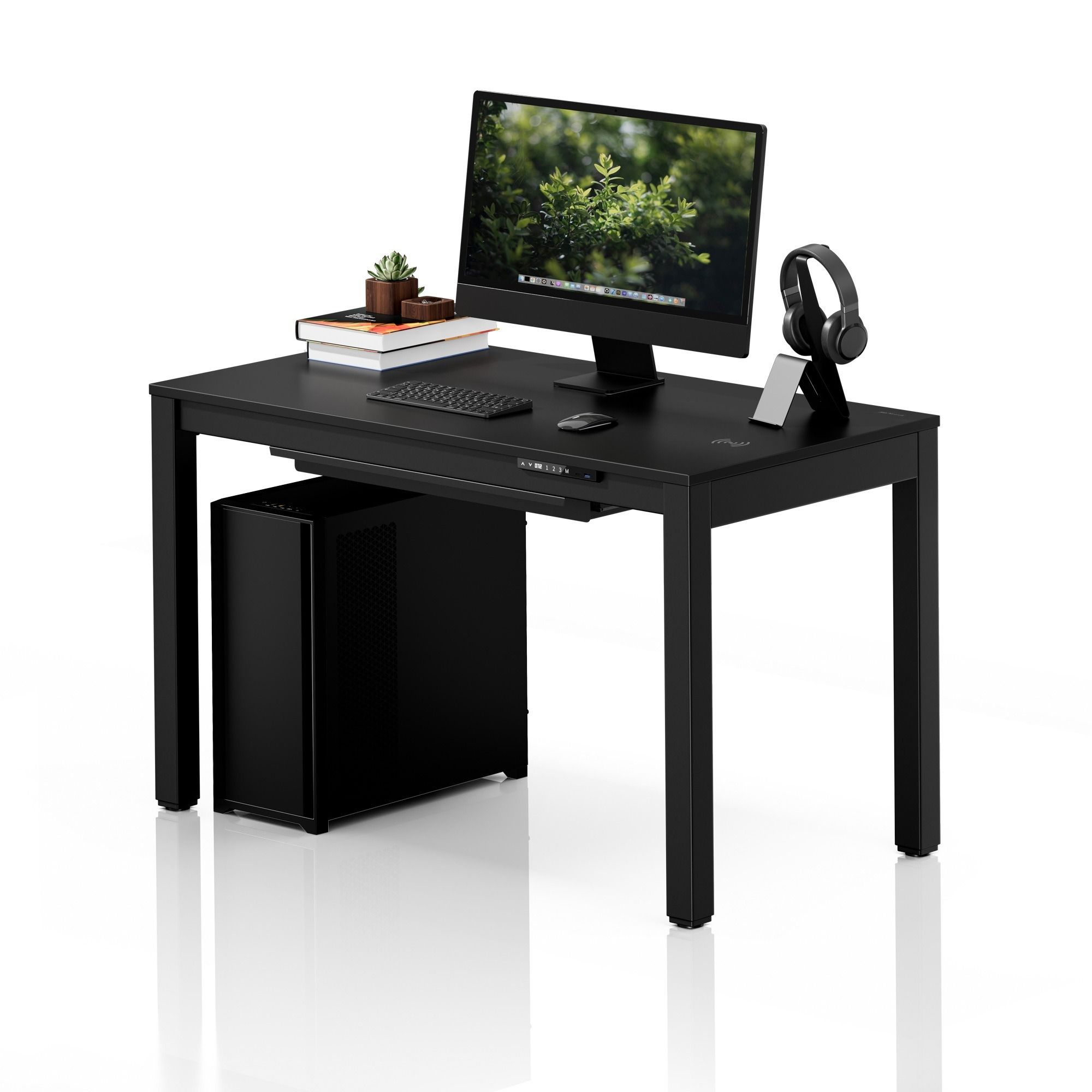 JAN NOWAK ELECTRIC TABLE EVAN, 1200*628*720-1170 mm, BLACK