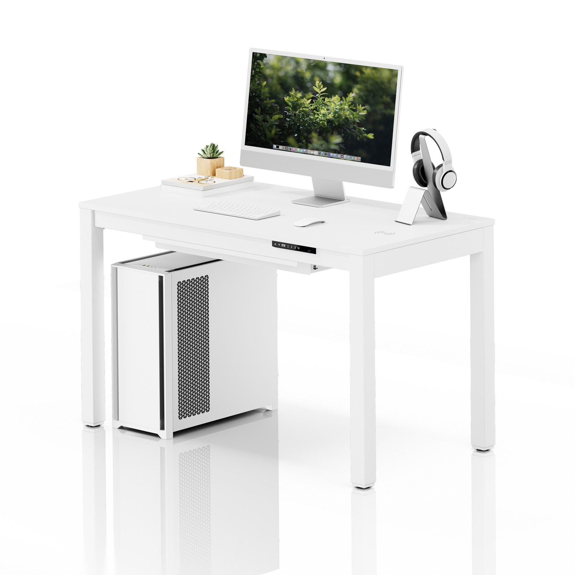 JAN NOWAK ELECTRIC TABLE EVAN, 1200*628*720-1170 mm, WHITE