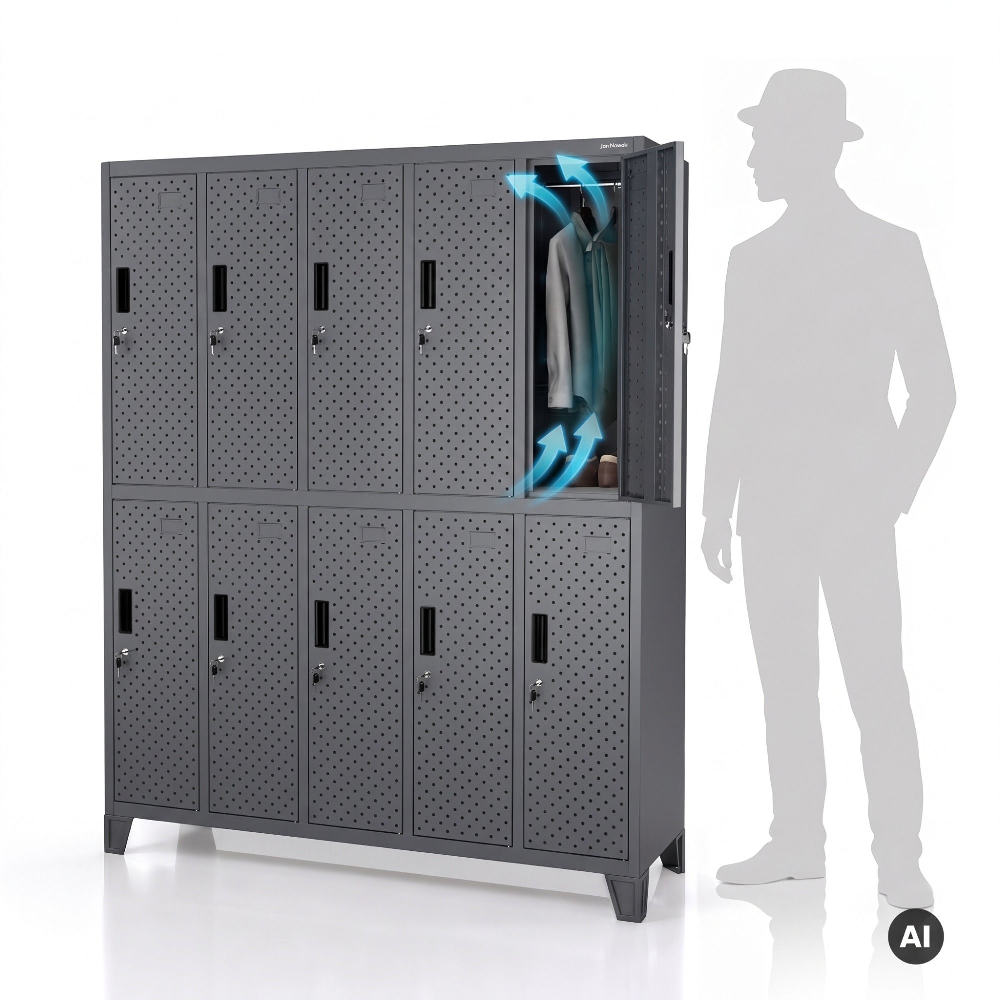 BARTEK PRO anthracite RAL7016 H1720*W1360*D450