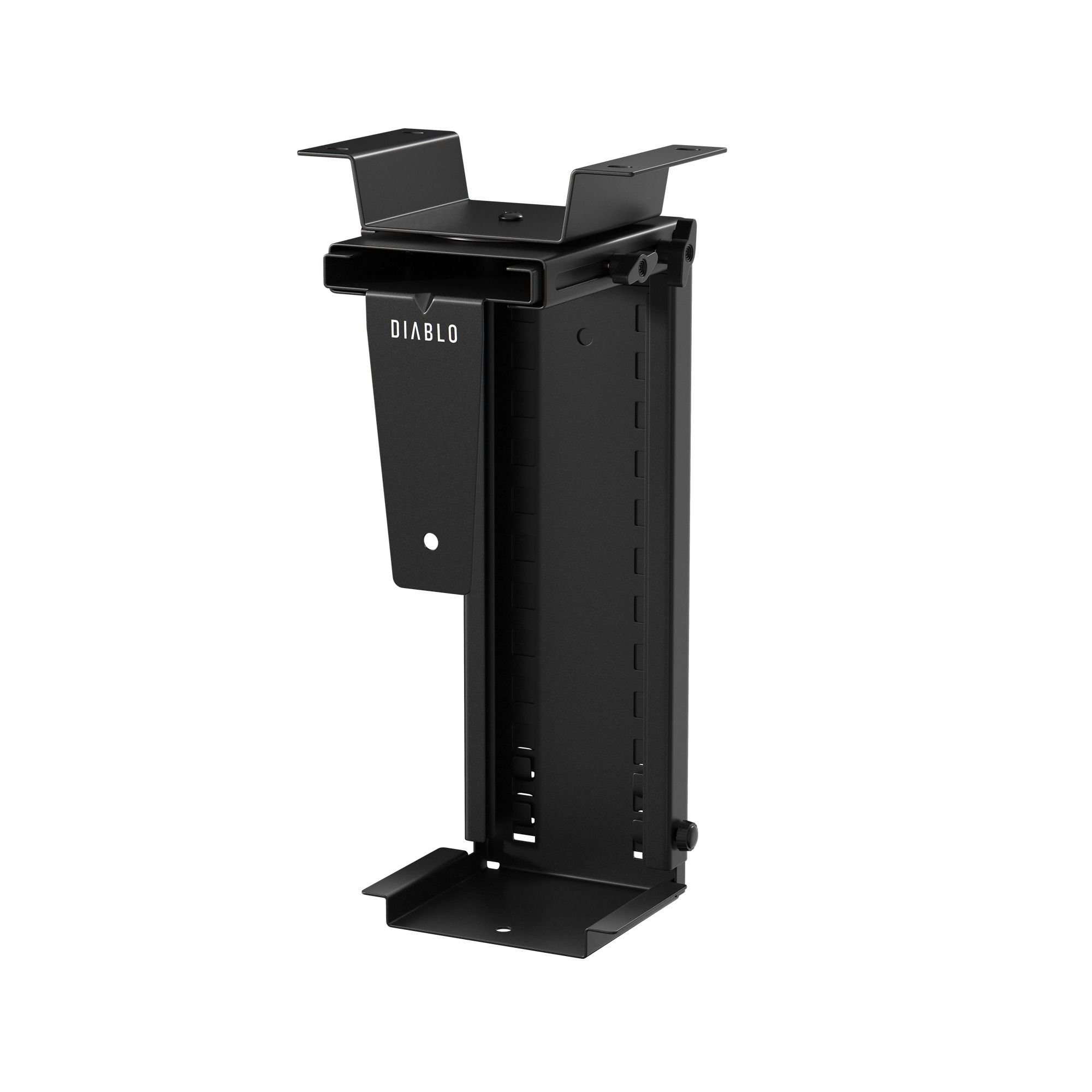 DC Uchwyt na PC pod biurko, podwieszany, do setupu gamingowego, czarny: PC HOLDER