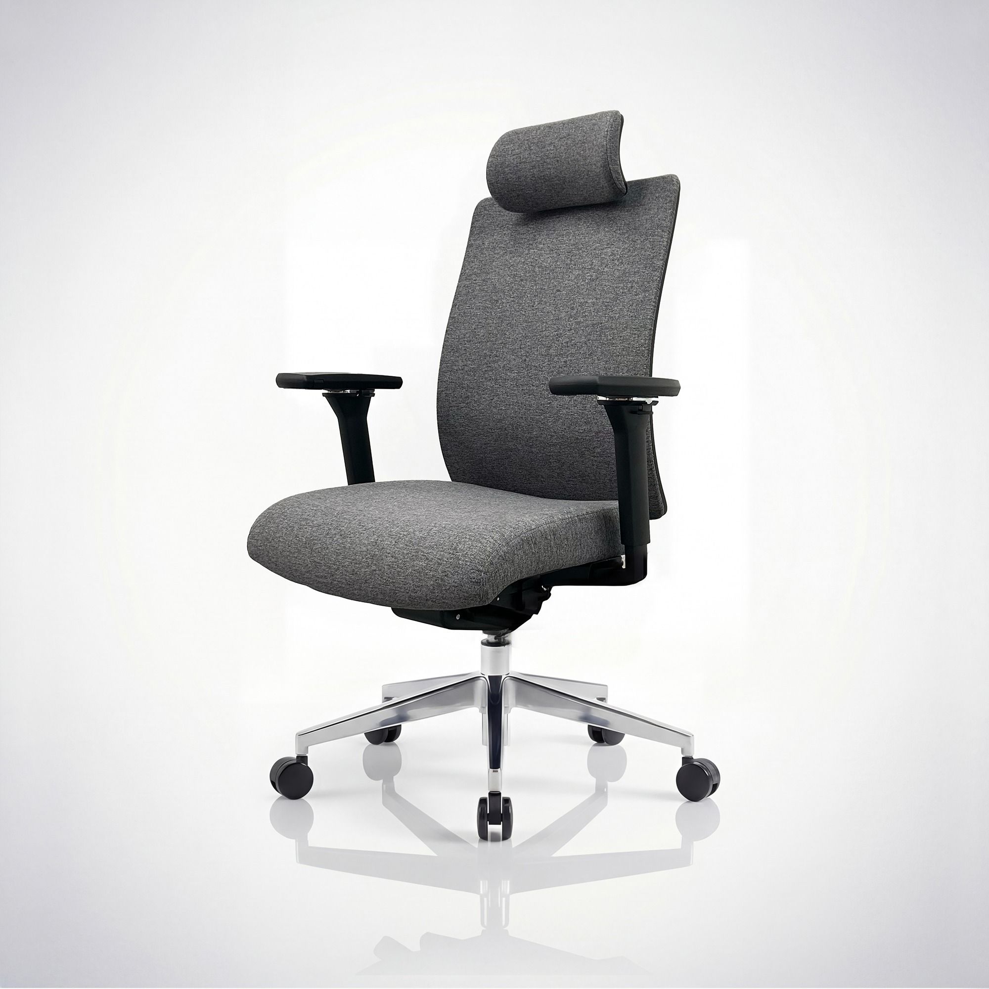 Fotel biurowy ergonomiczny ciemnoszary VECTOR