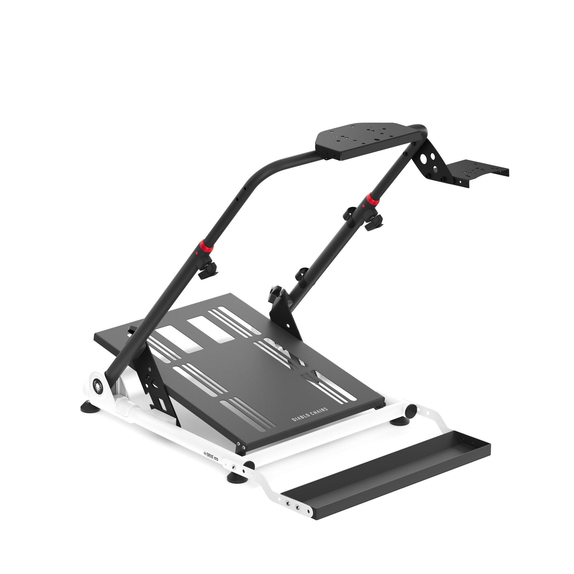 X-DRIVE Mini Stojak na kierownicę Biały | Lenkerständer Weiß | Steering Wheel Stand White