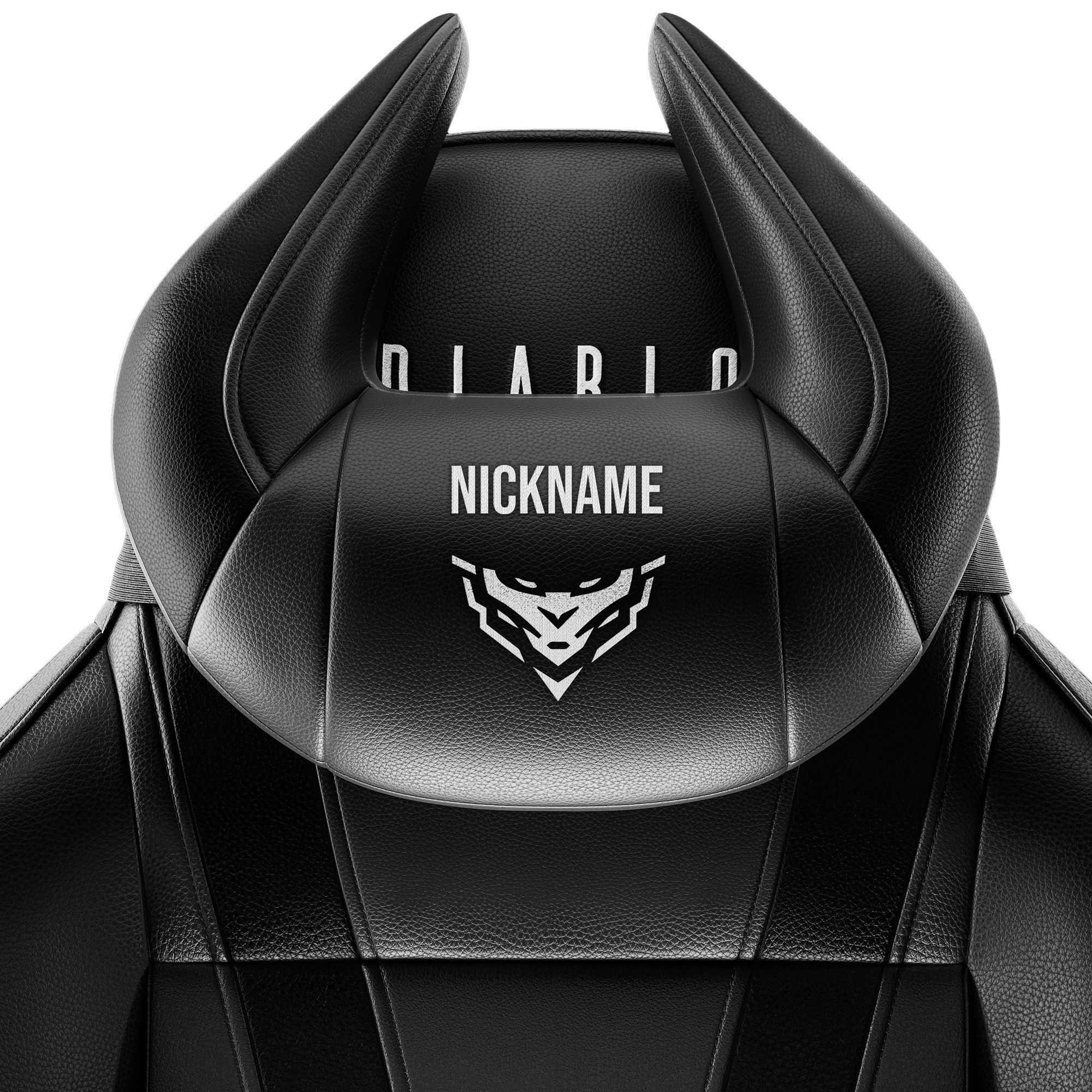 Poduszka z logo X-HORN L czarno-czarna | Kopfkissen mit Logo X-HORN Schwarz-Schwarz | Pillow with logo X-HORN L black-black