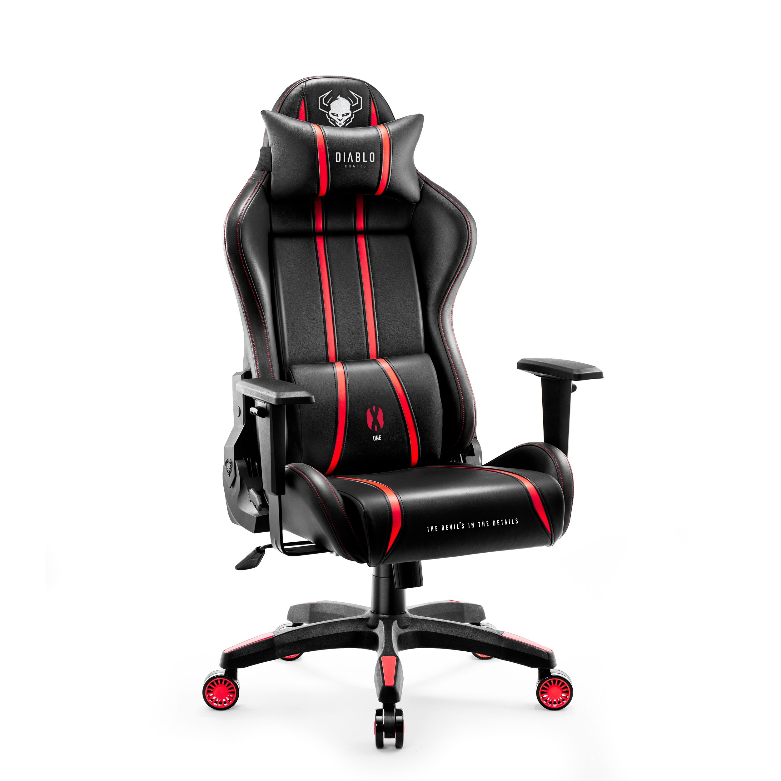 Fotel gamingowy Diablo X-One 2.0 czarno-czerwony: Normal Size