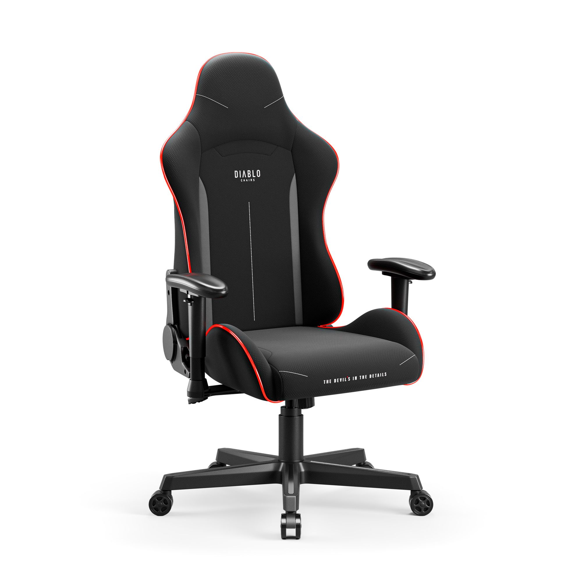 Fotel gamingowy LED RGB czarny Diablo X-Starter