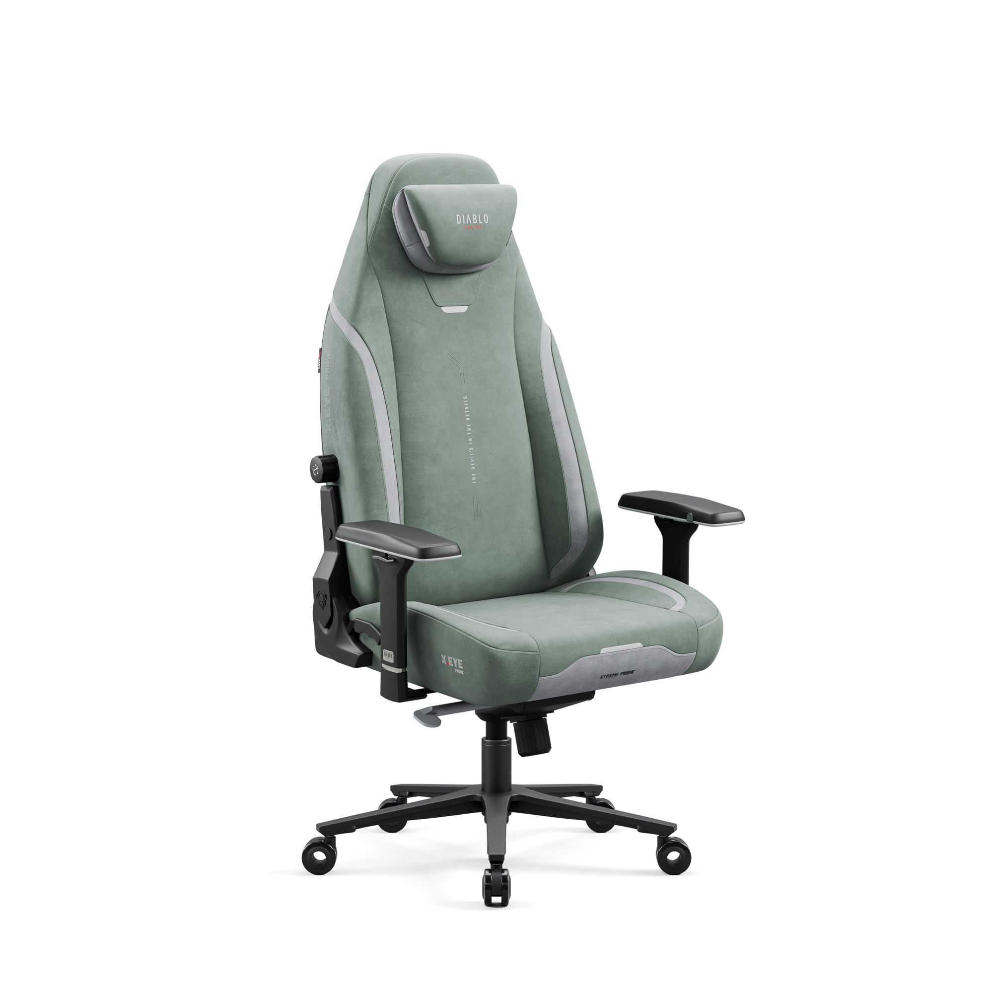 DIABLO CHAIRS X-Eye PRIME Ghotic olive | Gaming chair X-Eye PRIME Ghotic olive | Gamingstuhl X-Eye PRIME Ghotic olive