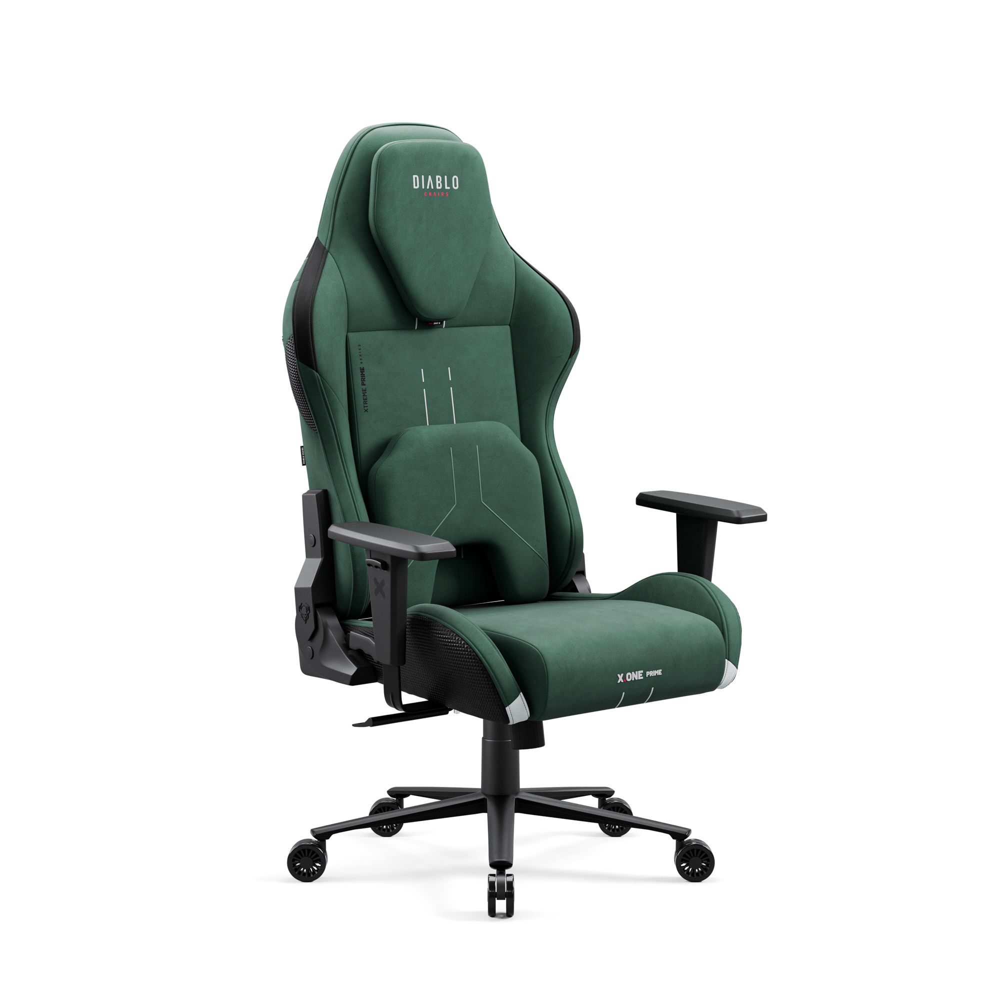 DIABLO CHAIRS Fotel Gamingowy X-One Prime Forest Green | Gaming chair X-One Prime | Gamingstuhl X-One Prime